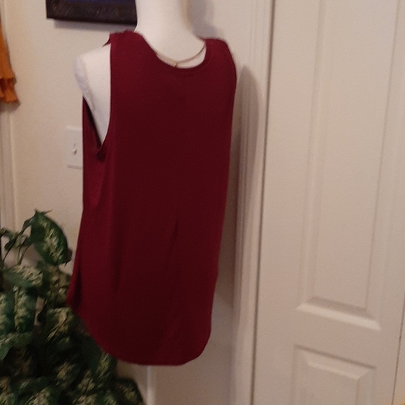 Printed Express hi/lo tank top L - Picture 3 of 4